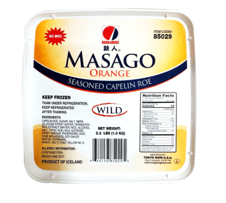 CAPELIN ROE MASAGO 4.4 LB TU
