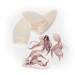 Calamari with tubes and tentacles 2.5 lbs bag