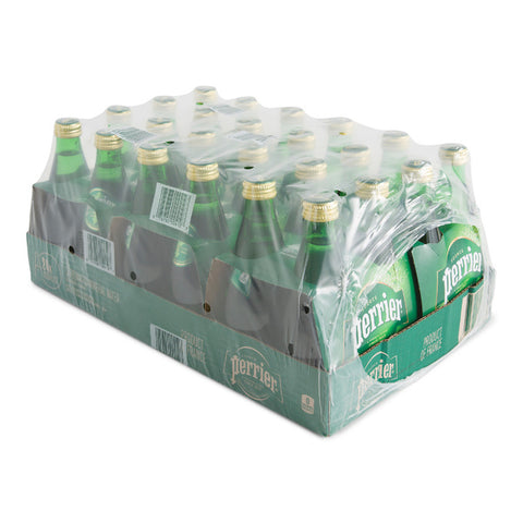 Perrier Water Sparkling Imported Mineral Glass Bottle 24/ 11oz