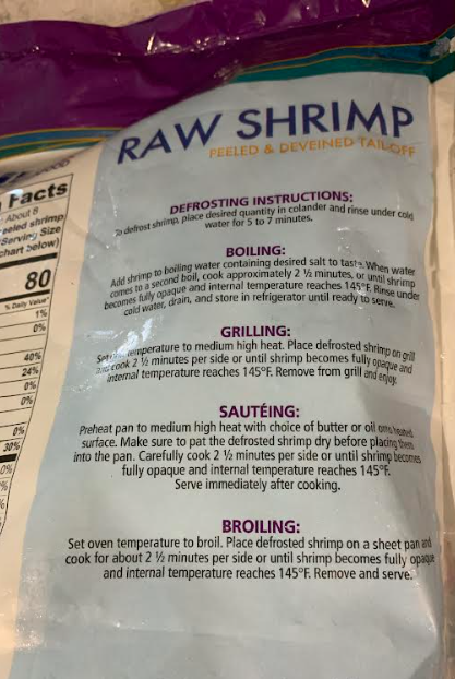 Raw Shrimp – 16–20 ct, Tail‑Off 2 lbs 15.99