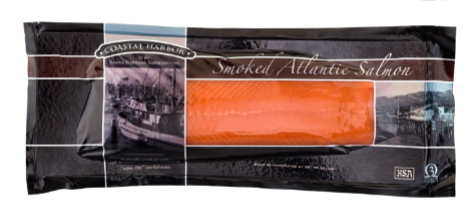 PREMIUM Coastal Oak Hot Smoked Salmon - Unsliced - Frozen from United States by Santa Barbara SmokeHouse
