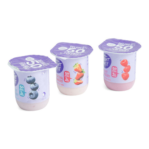 Yogurt Strawberry Blueberry & Raspberry Lite & Fit PACK X 12/4OZ