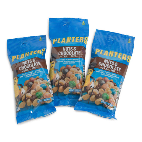 Planters Snack Trail Mix Nut & Chocolate 2 OZ   $1.50